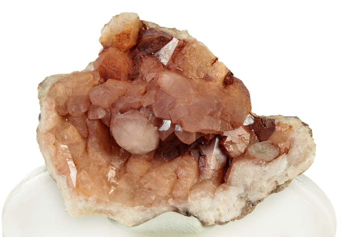 Pink Amethyst Geode Section - Argentina #250591